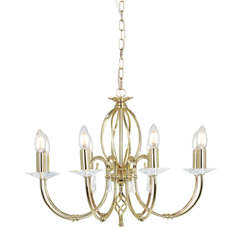 AEGEAN polished brass AG8-POL-BRASS Elstead Lighting Wybór klientów
