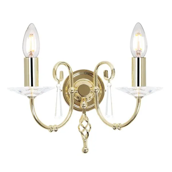 AEGEAN polished brass AG2-POL-BRASS Elstead Lighting Wyprzedaż