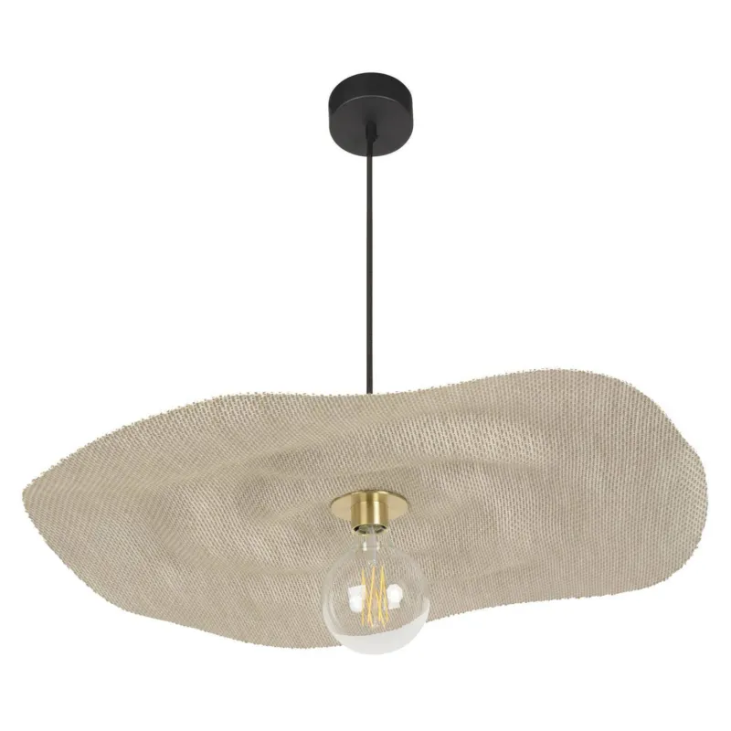 Market Set Lampa wisząca Rivage beżowa śr. 78 cm (E27) Szybka wysyłka