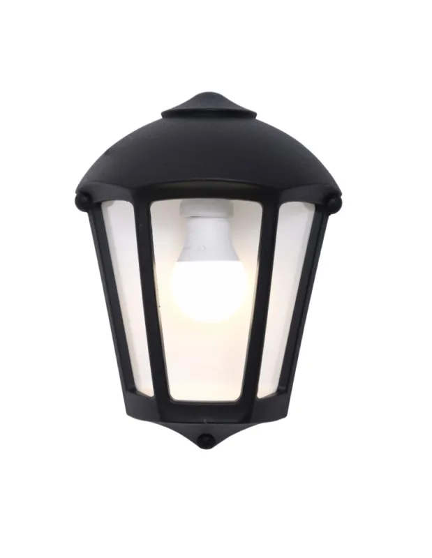 Fumagalli Zewnetrzna Latarnia naścienna Fabio - 1xE27 czarna (FMG-FABIO-BLK) Dodaj do koszyka