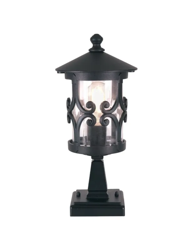 Wybór klientów Elstead HEREFORD Stojąca Zewnętrzna E27 1x100W Czarny BL12-BLACK kolory-swiatla.pl