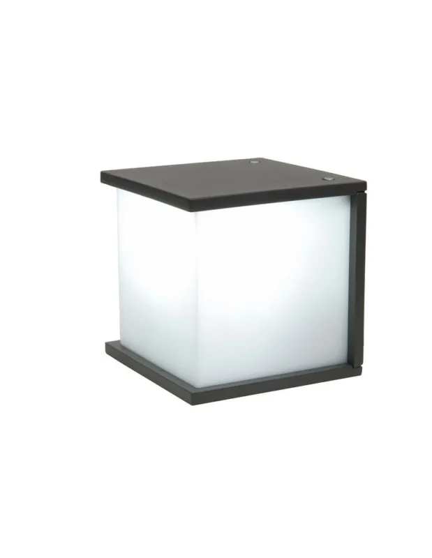Lutec BOX CUBE Ścienna 1xE27 Antracyt 5184601118 kolory-swiatla.pl Łatwy zwrot