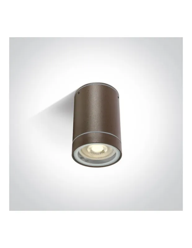 Hit sprzedaży One Light lampa sufitowa brąz Lido 67130C/BR IP54 kolory-swiatla.pl