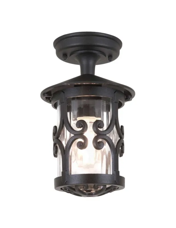 Oferta limitowana Elstead Lighting Latarnia wisząca Hereford - 1 źródło światła IP23 BL13A-BLACK