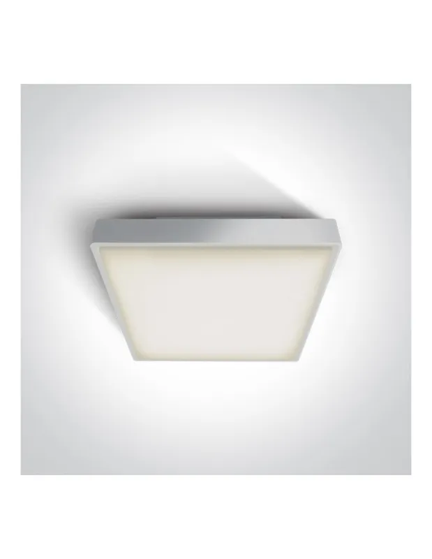 Wysoka jakość One Light plafon kwadratowy 30 cm na zewnątrz Warkiza 67282EA/W IP65 kolory-swiatla.pl