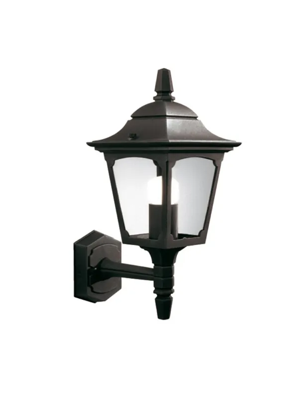Tani Elstead CHAPEL Kinkiet E27 1x100W IP44 Czarny CPM1-BLACK kolory-swiatla.pl