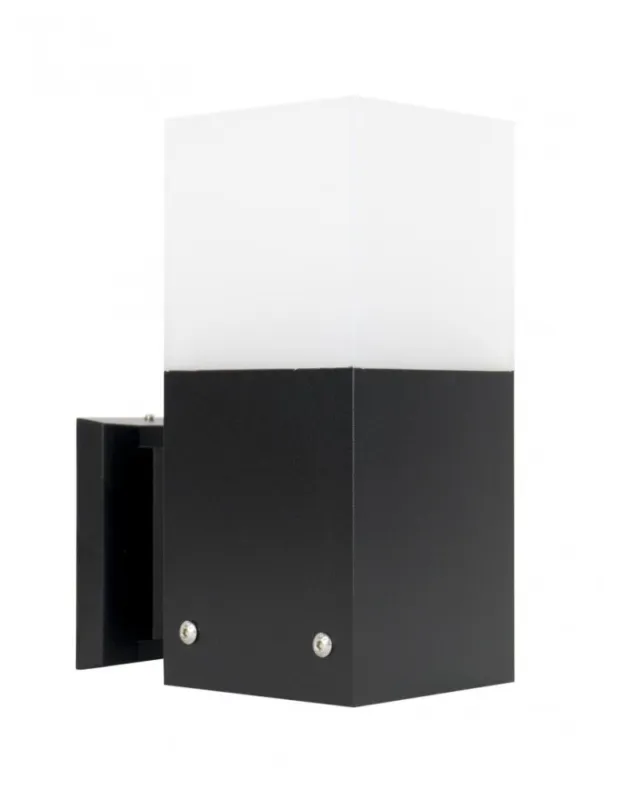 Najlepsza cena SU-MA CUBE MAX 1x20W E27 230V Czarny CB-MAX K BL Kinkiet kolory-swiatla.pl