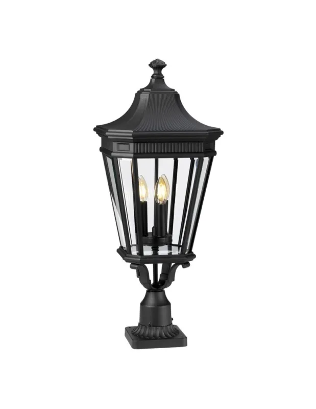 Szybka wysyłka Elstead COTSWOLD LANE Stojąca Zewnętrzna E14 3x60W IP44 Czarny FE-COTSLN3-L-BK kolory-swiatla.pl