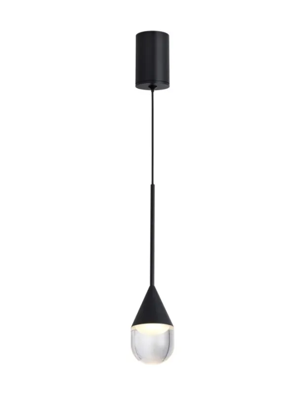 Zamów teraz YASKR Lampa Wisząca Nata 1xLED czarna PL0104-BK
