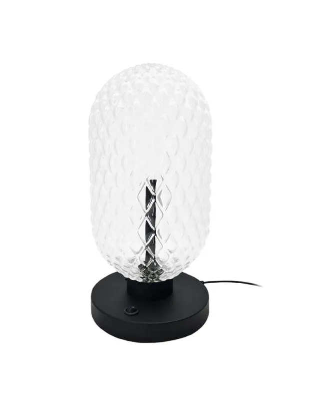 Shilo Lampa stołowa Tanpo I G - Czarna (200 mm) 2033 Bezpieczne zakupy