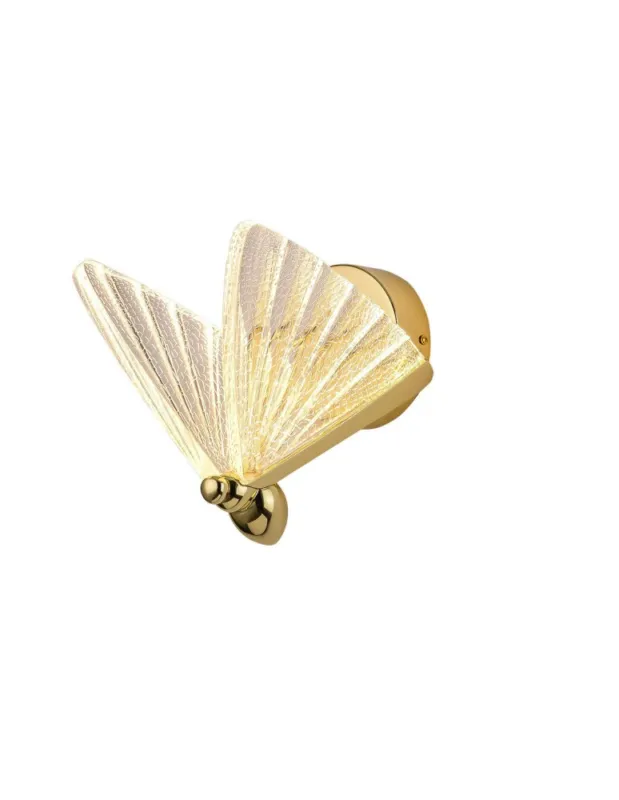 Wysoka jakość Light Prestige Mariposa kinkiet 1xLED złoty