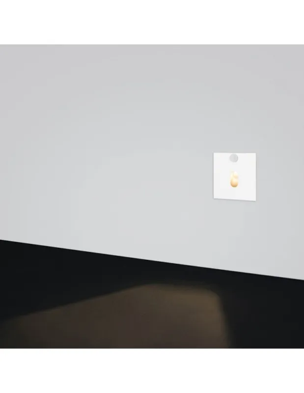 Promocja ELKIM Lighting LESEL 001 XL z cz. ruchu Power LED 1W Biała ciepła 3000K Biały 100102102CR