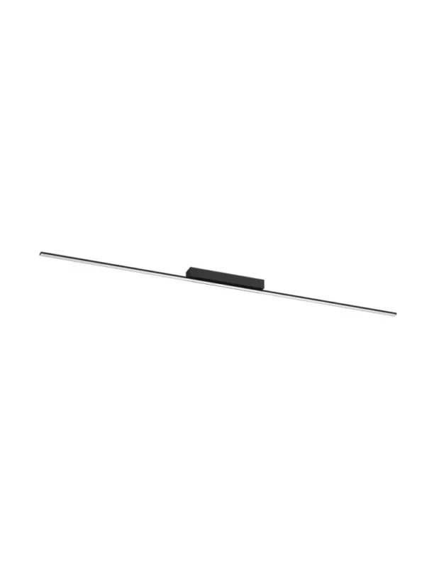 Nowy Brosline Plafon Slim C - Czarny (1200 mm) 3000K 1289