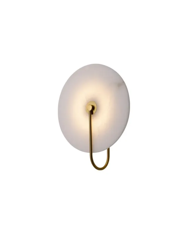 Niska cena YASKR Kinkiet Cyntia 1xLED złoty WL0115 32 cm Złoty