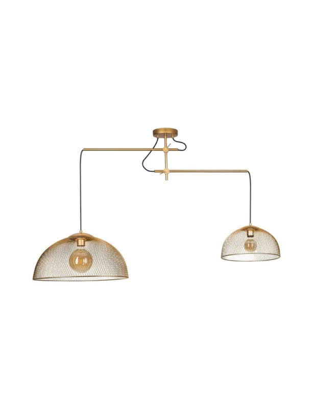 Maxlight Lampa Wisząca Concept Złota P0454 Darmowy zwrot