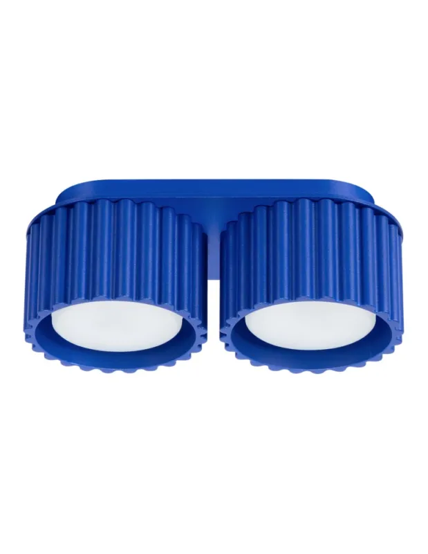 Wyjątkowa oferta Sollux Plafon AURA 2 ultramaryna Gx53 SL.1813
