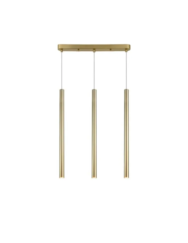 Wyprzedaż Light Prestige Lungo 3 linia złota 3xG9 złoty