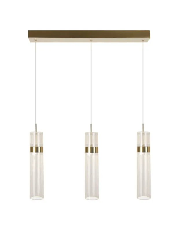 Darmowy zwrot Light Prestige Lampa wisząca Ambiente 3 LED CCT złota LP-1510/3L GD LP-1510/3L GD