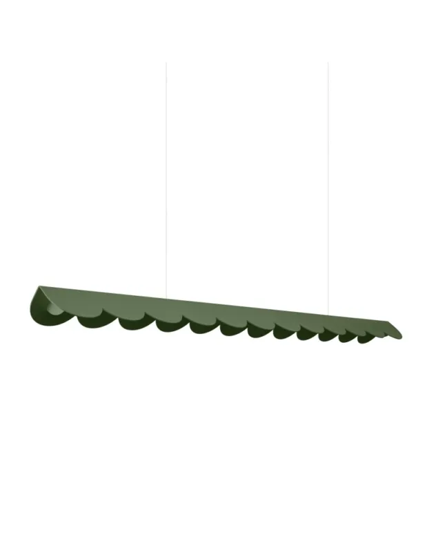Promocja Thoro Lampa wisząca BISCUIT zielona oliwka LED 3000K TH.559