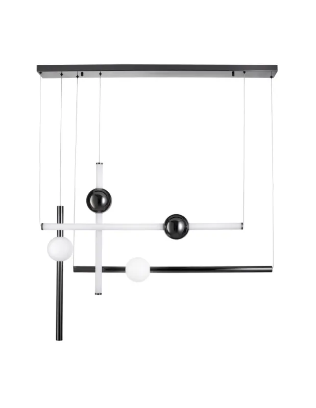 Step Into Design Lampa wisząca O-LINE L-4 LED czarna 110 cm ST-1691L-4 BLACK Sprawdź teraz