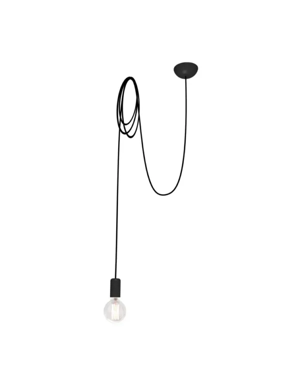 Obniżka ceny Nowodvorski SPIDER Sufitowa Wisząca Max moc 1x60W E27 Czarny 6792 kolory-swiatla.pl