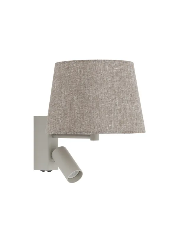 Nowodvorski TUTOIA Ścienna Regulowany z włącznikiem Max moc 10W only LED, 10W only LED E27, GU10 R35 Beż 11684 Wybór klientów