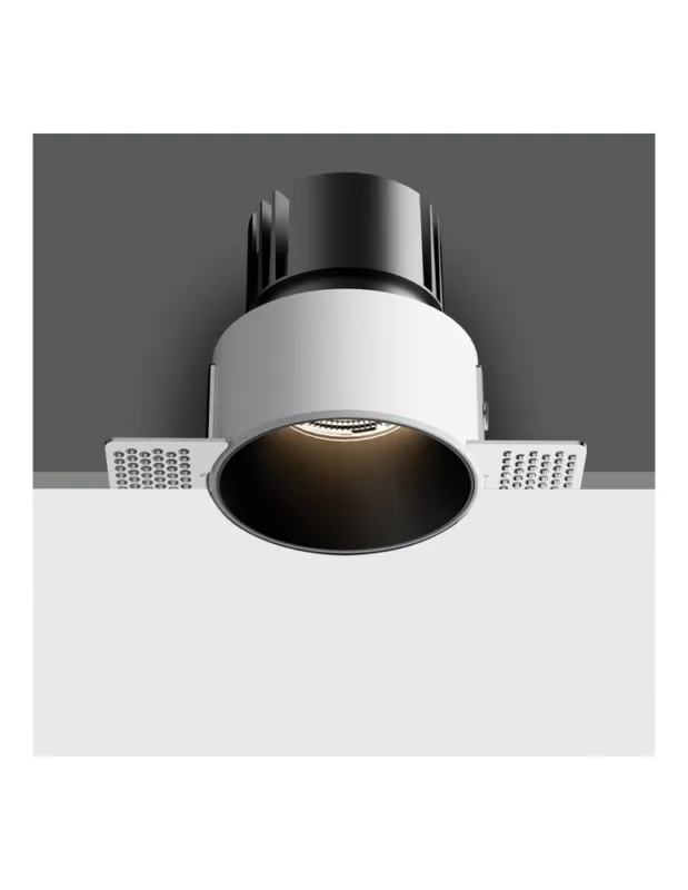 Wyjątkowa oferta One Light MANNA wpust stały bezramkowy 6,5W 3000K-3500K-4000K czarny IP54 10107BT/B/V
