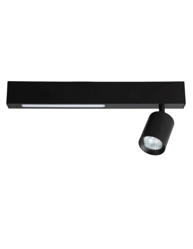 Bezpieczna płatność Milagro Lampa Sufitowa Magnet 9W+1xGU10 3000/4000K Czarny ML1130