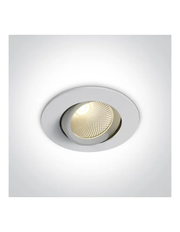 Ostatnia szansa One Light GLIFADA wpust regulowany 7W 4000K biały 11107B/W/C