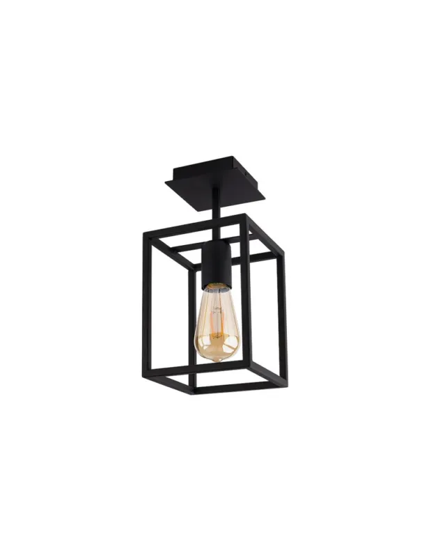 Tylko do końca tygodnia Nowodvorski CRATE Sufitowa Plafon/Przysufitowa Max moc 1x60W E27 Czarny 9045 kolory-swiatla.pl