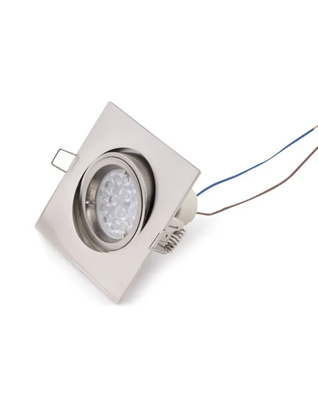 Bestseller Maxlight Oprawa Wpustowa Fine Kwadratowa Metal Szczotkowany H0040