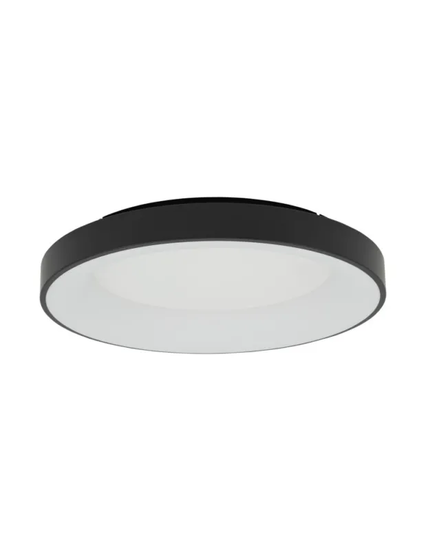 Nowodvorski NIKKI ROUND LED Lampy sufitowe Plafon Max moc 60W LED 3000K Czarny 11208 Do wyczerpania zapasów