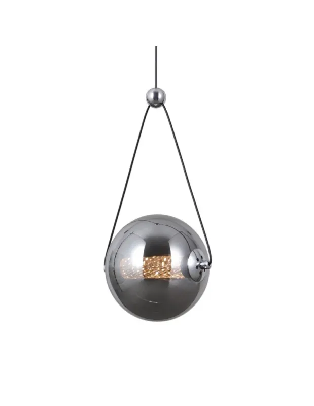 Łatwy zwrot Italux Rastia Wisząca 1xLED 6W 180 lm 3000K (Ciepła biel) chromowy PND-34361-S-CH-SG