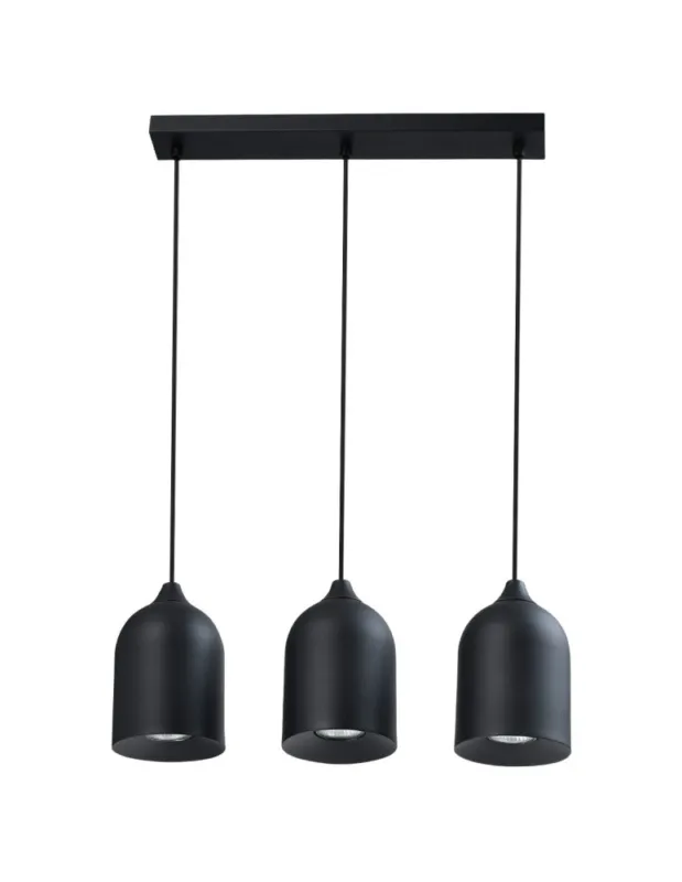 Taniej Light Prestige Metalowa lampa wisząca Nilo czarna 3xGU10 LP-0110/3L BK