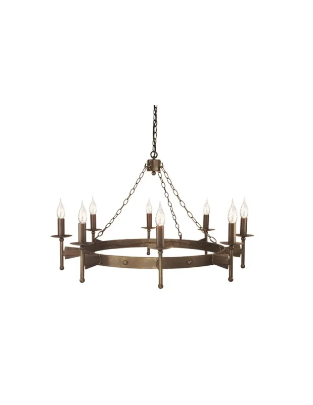 Wyjątkowa oferta Elstead Lighting Interior Wisząca CROMWELL 8x60W E14 CW8 OLD BRZ kolory-swiatla.pl