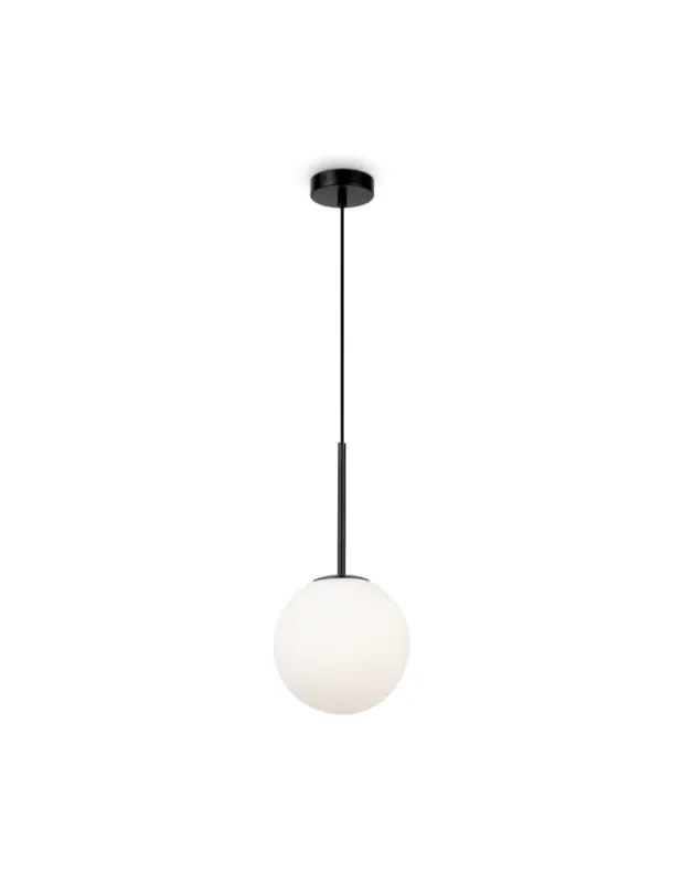 Super okazja Maytoni Basic form Lampa Wisząca Szklana Kula 1xE14 40W Czarny MOD321PL-01B1