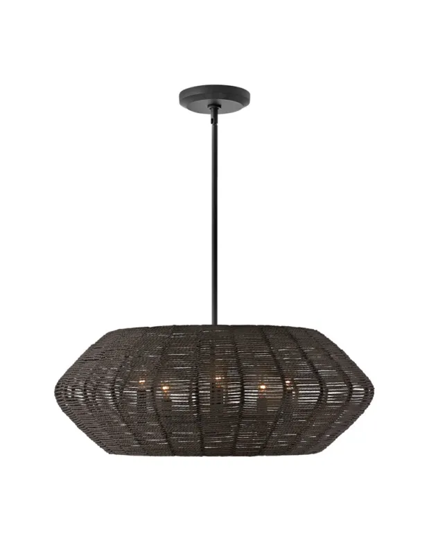 Quintiesse Lampa wisząca Luca 5 źródeł światła Czarny Elstead Lighting QN-LUCA-5P-M-BK-BK Bezpieczne zakupy