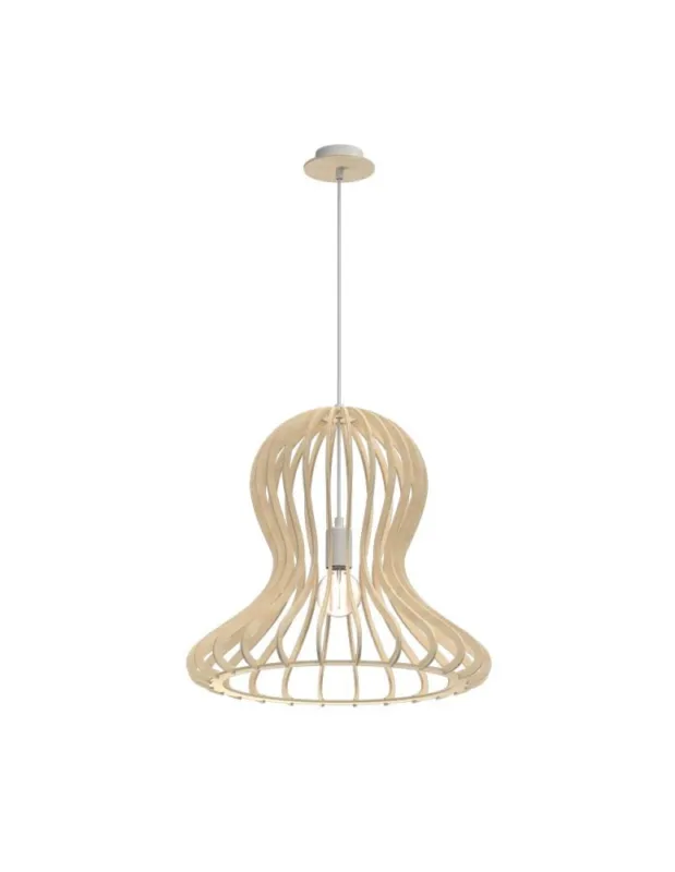 Amplex Lampa wisząca Octo - Naturalna sklejka (440 mm) 5017 Łatwy zwrot