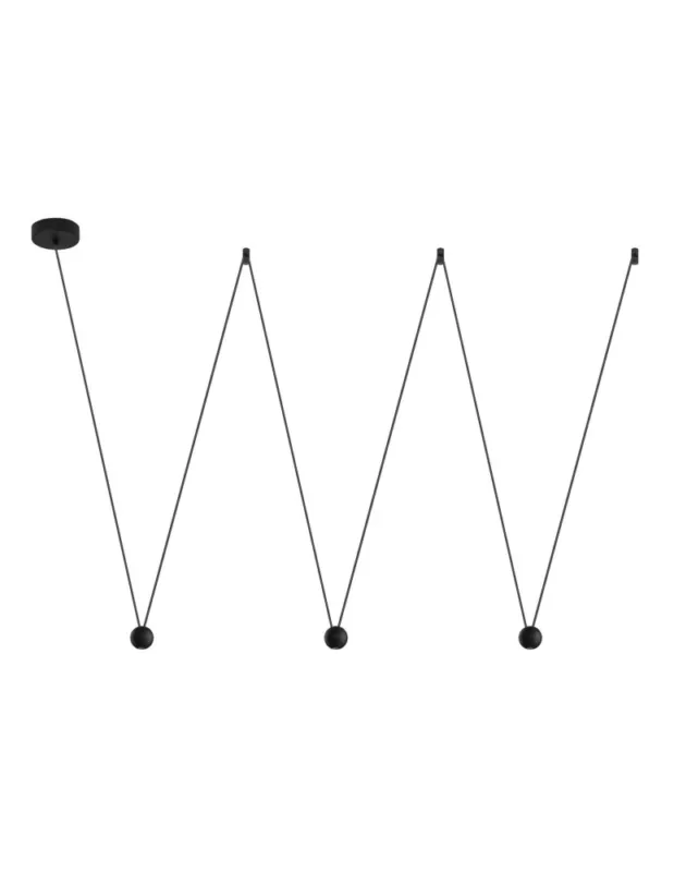 Luces Exclusivas ECIJA Wisząca LED 13.5W 660lm 3000K czarny LE41613 Oferta
