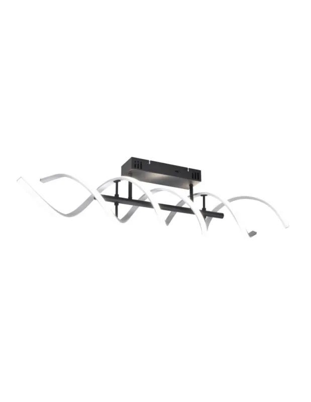 TRIO SEQUENCE Sufitowa LED 1x41W 2300-4000K 5000lm Ściemnialna srebrny/czarny 641810205 Bezpieczna płatność