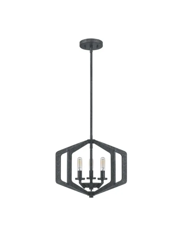 Szybka wysyłka Elstead Lighting Lampa wisząca Vanguard - 3 źródła światła QZ-VANGUARD-3P-OK