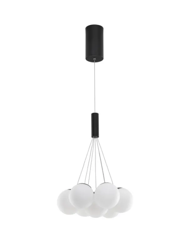 Kup online Luces Exclusivas ABALA Wisząca Nowoczesna czarny 7xLED max 49W 3000K LE43309
