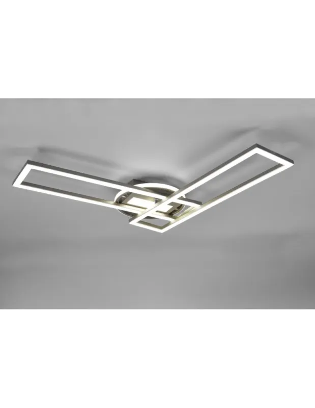 TRIO TWISTER Sufitowa LED 1x30W 2700 - 6000K 4500lm Ściemnialna srebrny R67183107 Wyprzedaż
