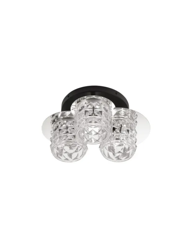Dodaj do koszyka Luces Exclusivas BAMOA Sufitowa Nowoczesna srebrny i odcienie srebra 3xE14 max 5W LE43421