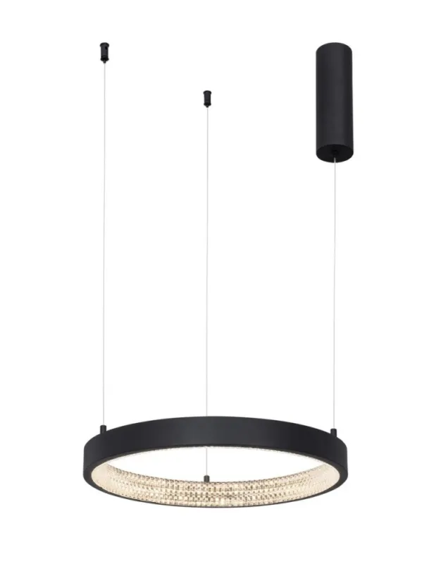 Luces Exclusivas MORON Wisząca LED 25W 1800lm 3000K Ściemnialna czarny LE41722 Oferta czasowa
