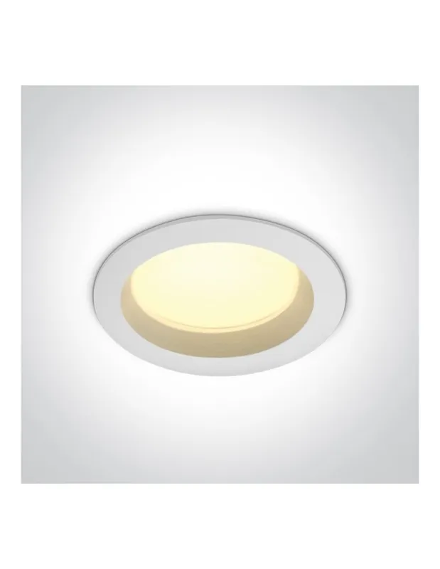 One Light Lampa LED biała do łazienki 18W Pomos 3 10118B/W/W IP54 kolory-swiatla.pl Zamów dziś
