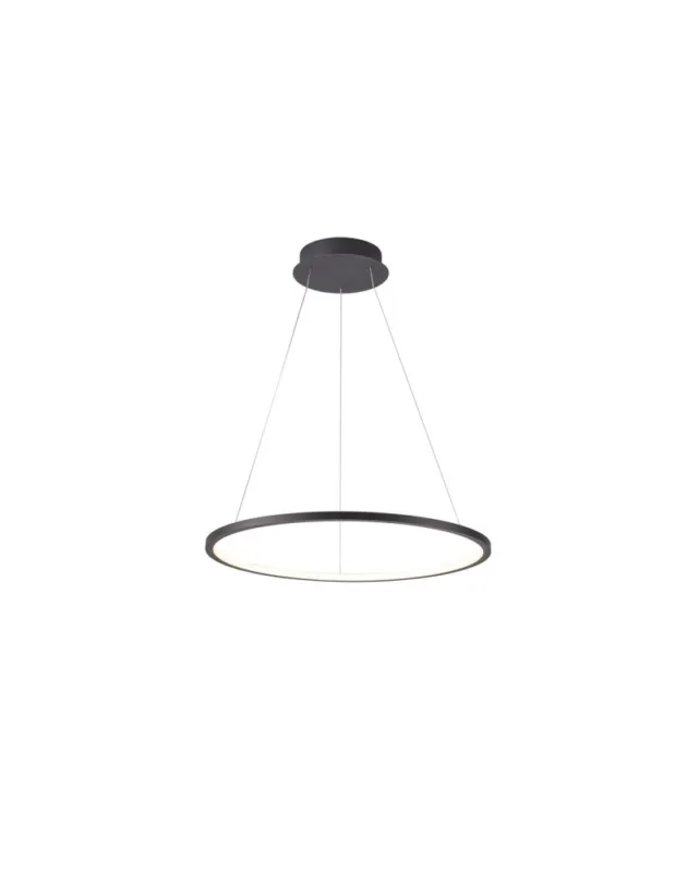 Super okazja Italux Vinola Wisząca Czarny 1xLED 48W 3000K+4000K PND-56135B-080RPC-BK-3KS4K-TRDIMM kolory-swiatla.pl