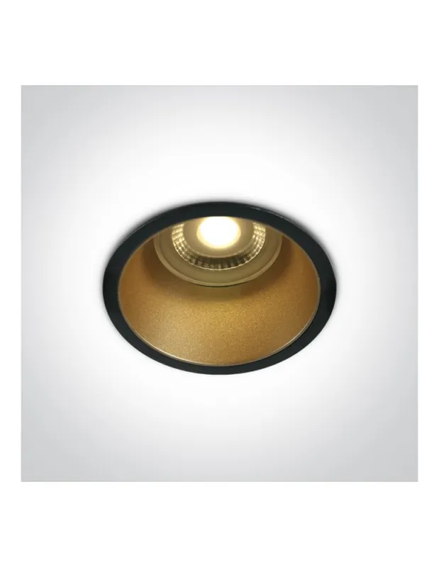 One Light ALEWGA wpust stały 10W GU10 czarny 10105AD/B/BS Dostępne od ręki