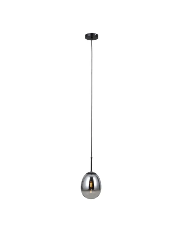 Dostępne od ręki ITALUX Meolo Wisząca 1xE14 5W Czarny mat PND-40825-1-BK