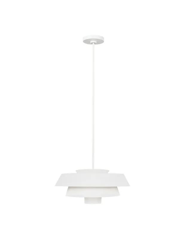 Cena promocyjna Elstead BRISBIN Wisząca E27 1x60W Biały FE-BRISBIN-MW kolory-swiatla.pl